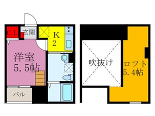 サングレイス花園の物件間取画像